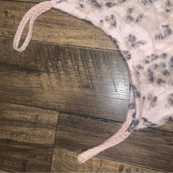 Elena Baldi Floral Motif Paisley silk maxi dress L boho flowy tiered spring - Picture 5 of 7